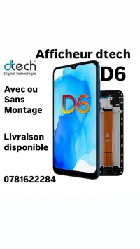 Afficheur dtech d6 original 