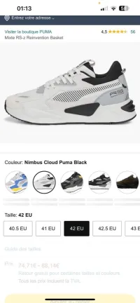 Puma rs x Original caba