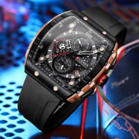 original-pour-hommes-curren-montre-bracelet-en-silicone-chronographe-etanche-noire-chlef-algerie