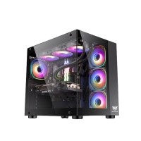Boîtier Gaming HYBROK TITAN EVO  Mid Tower  7 Ventilateurs ARGB  Noir