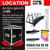 إشهار-و-اتصال-location-decrans-geants-a-led-وهران-الجزائر