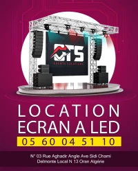 Location D'écran à LED avec support, Sono et Lumières. 