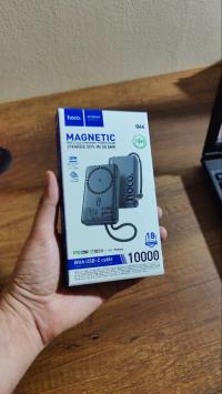 خزانات-الطاقة-power-bank-magsafe-hoco-q44-10000mah-charge-sans-fil-15w-pd20w-qc30-coque-aluminium-cable-type-c-integre-القبة-الجزائر