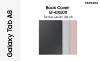 POCHETTE GALAXY BOOK COVER TAB A8