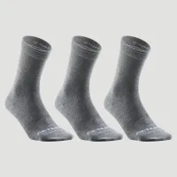 ARTENGO Chaussettes de Sport Hautes RS 160 x 3 - Gris
