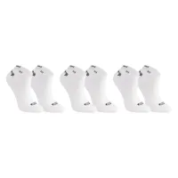 KIPRUN Lot de 3 chaussettes enfant d'athlétisme noires tige basse