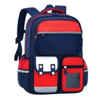 Sac École Primaire pour Enfant  Haute Qualité, Design Bicolore