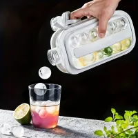 Bac à Glaçons 2-en-1  Portable, Pratique et Ultra-Facile à Démouler
