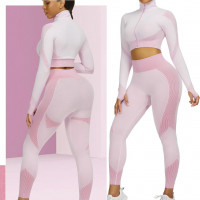 autre-ensembles-dentrainement-pour-femmes-tenue-de-gymnastique-sans-couture-a-2-pieces-rose-blida-algerie