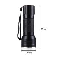 lampe de poche UV 21LED en alliage d'aluminium détecteur des scorpions et faux billet thumbnail 3