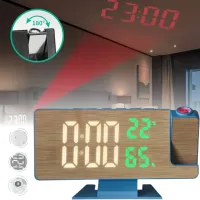 Horloge Numérique avec Projecteur LED ساعة رقمية مع جهاز عرض