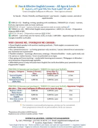 Cours d'anglais Professionnel et Adapté à tous niveaux, Hydra