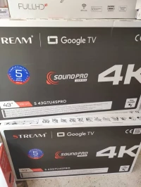 PROMO TV STREAM 43" GOOGLE TV SOUND PRO 4K ULTRA HD