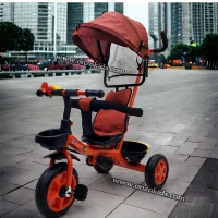 Tricycle Vélo poussette évolutif avec auvent  Luciole