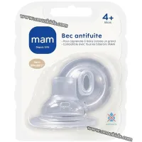 Tétines pour biberon 4+ mois(2 pièces)anti-fuite  MAM 