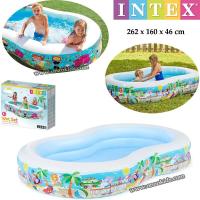 مسابح-piscine-familiale-paradise-gonflable-262-x-160-46-cm-intex-دار-البيضاء-الجزائر