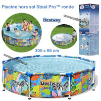 jouets-piscine-hors-sol-steel-pro-ronde-305-x-66-cm-bestway-dar-el-beida-alger-algerie