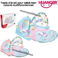 Tapis de jeu pour bébé coloré multifonctionnel