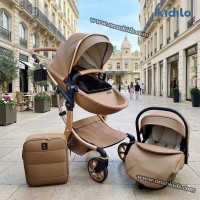 عربة-الأطفال-poussette-reversible-moderne-avec-siege-auto-et-sac-kidilo-دار-البيضاء-الجزائر
