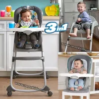 Chaise haute 3en1 pour bébé  Ingenuity