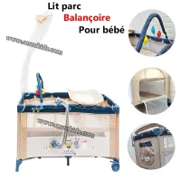 Lit parc balançoire pour bébé | Mini pouce