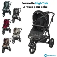 Poussette High Trek 3 roues pour bébé | bébé confort