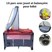 Lit parc cododo avec jouet et balançoire pour bébé bébé love