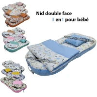 Nid double face 3 en 1 pour bébé