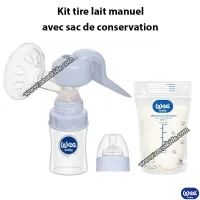 Kit tire lait manuel avec sac de conservation | Wee Baby