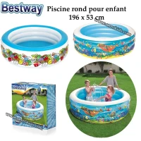 Piscine gonflable ronds pour enfant 196x 53cm Bestway