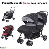 produits-pour-bebe-poussette-double-teamy-jumeaux-safety-1-st-dar-el-beida-alger-algerie