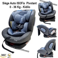 Siège auto isofix inclinable Pivotant 360° Lorenzo - kidilo