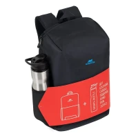 SAC A DOS RIVACASE 8068 15,6 NOIR + GOURDE DE SPORT