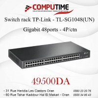 أجهزة-سويتش-switch-rack-tp-link-tl-sg1048un-gigabit-48ports-4pctn-وهران-الجزائر