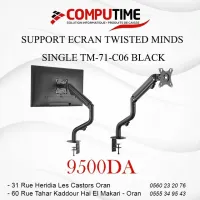 SUPPORT ECRAN TWISTED MINDS SINGLE TM-71-C06 BLACK