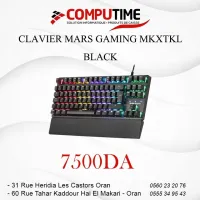 CLAVIER MARS GAMING MKXTKL BLACK