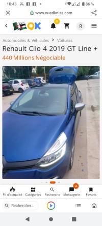 سيارات-renault-clio-4-2019-gt-line-العاشور-الجزائر