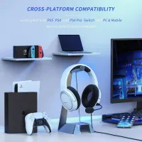 BINNUNE BG02 Casque Gaming Compatible avec ps5 ps4 xbox Pc Headset Gamer 