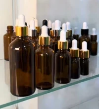 Bouteilles en Verre/PET - Flacons Ombrés Verre - Boites Alimentaires - Étiquettes Autocollantes 