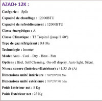 climatiseurs-climatiseur-split-azao-t3-super-tropical-12000-btu-inverter-douera-alger-algerie