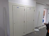 Gaine techniques, porte cf, ابواب عازلة للنار