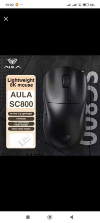 Souris AULA SC800 8K Gaming mouse  E-sport  Double Wireless/Wired mode, Capteur TTC  فأرة كمبيوتر