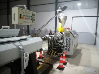 Ligne d'extrusion PVC double vis, double tête