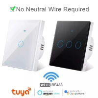 Interrupteur tactile connecté WIFI/RF fonctionne avec Tuya, smart Life, Alexa
