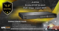 Switch Aruba 2930F 24 port PoE+ Giga ,  4 port SFP+