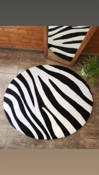 Tapis Rond Personnalisé 100% Laine