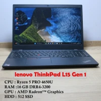 Lenovo ThinkPad L15 Gen1 ryzen 5 16-512 amd radeon 