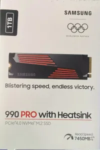  Samsung 990 PRO 1TB SSD PCIE 4.0X4 NVME avec Heatsink -- promotion 