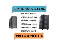 unites-centrales-config-ryzen-3-4300g-asrock-b450-8go-3200mhz-ssd-256go-baba-hassen-alger-algerie