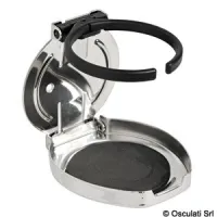 Porte verre pliable en inox